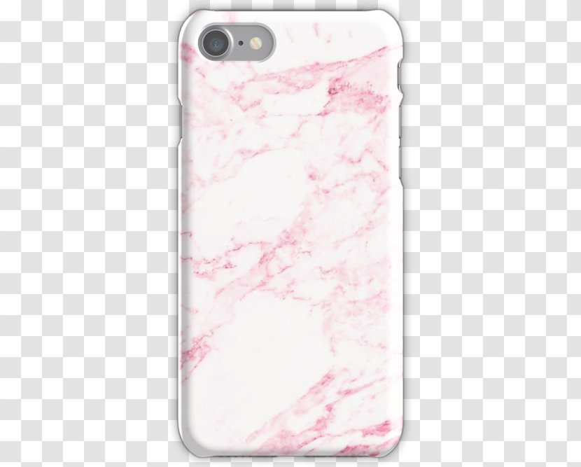 IPhone 7 4S X BTS Snap Case - Pink - Marble Transparent PNG
