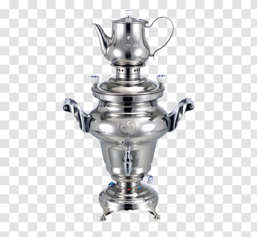 Teapot Samovar Liter Kitchen - Household Silver - Tea Transparent PNG