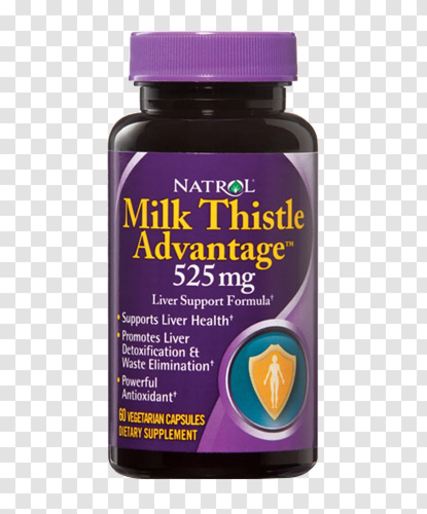 Dietary Supplement Capsule Natrol Milk Thistle Nutrition - Pharmaceutical Industry Transparent PNG