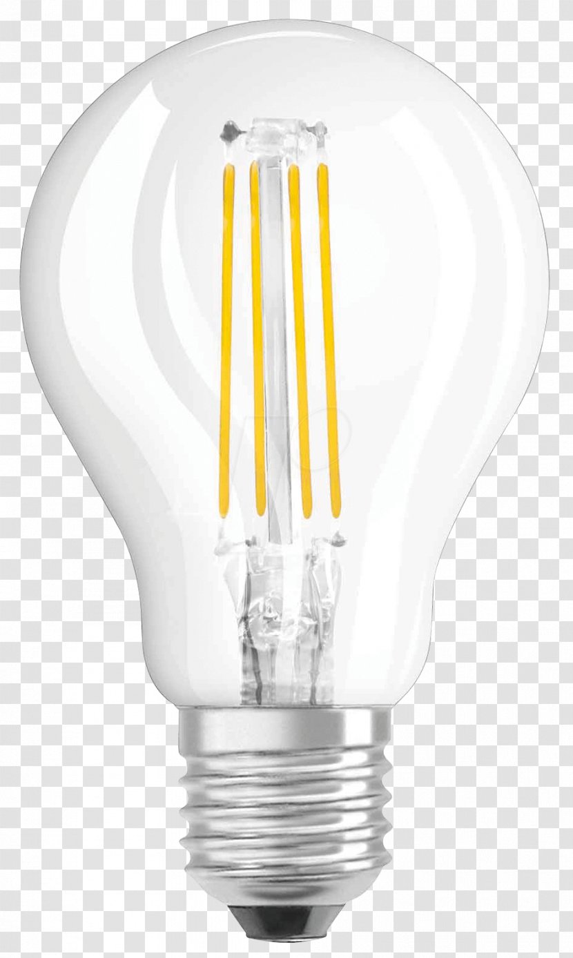 LED Lamp Lightbulb Socket Edison Screw Osram Light-emitting Diode - Light Fixture - Bulb Transparent PNG