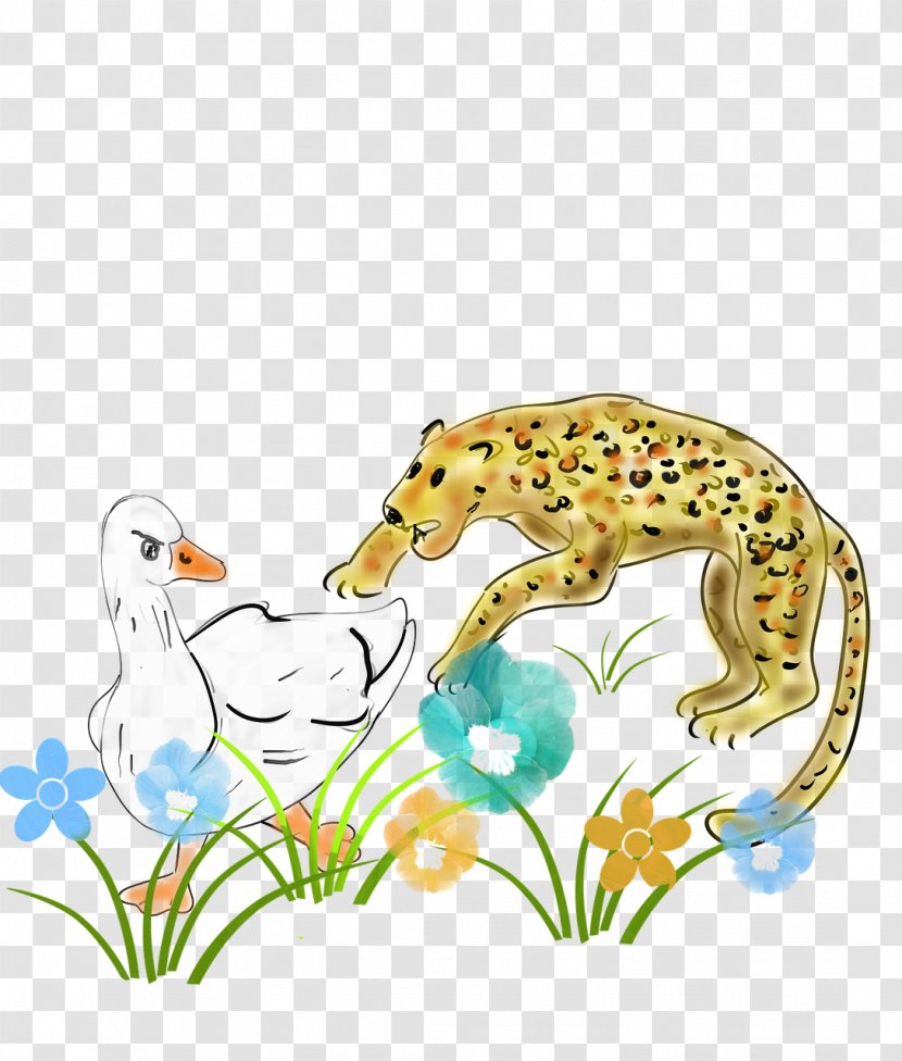 Cheetah Goose Animal Carnivora - Fictional Character Transparent PNG