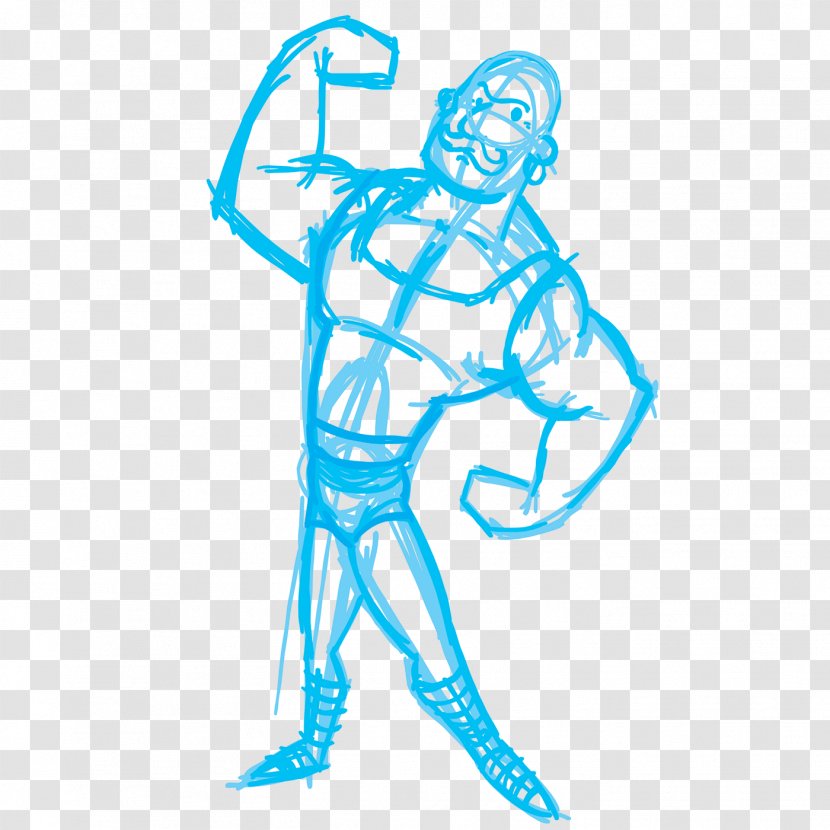 Line Art Graphic Design Clip - Silhouette - Strongman Transparent PNG