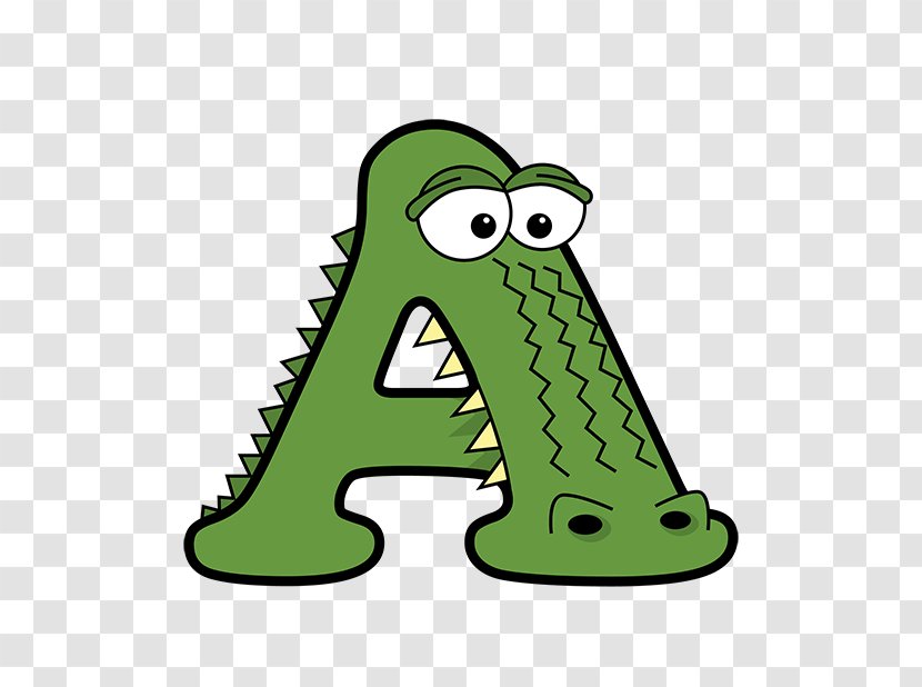 Alphabetimals Coloring Book Picture Dictionary Crocodile Alligators Clip Art - Drawing Transparent PNG