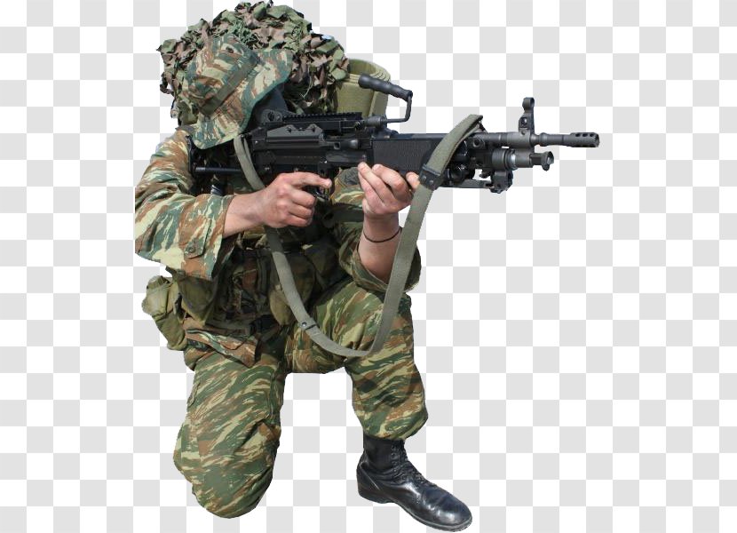 Greece Soldier Infantry Combat Boot Army - Sniper Rifle Transparent PNG