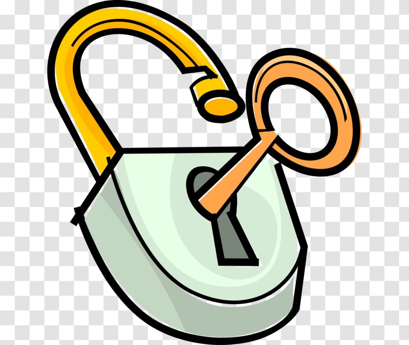 Key Lock Clip Art - Artwork Transparent PNG