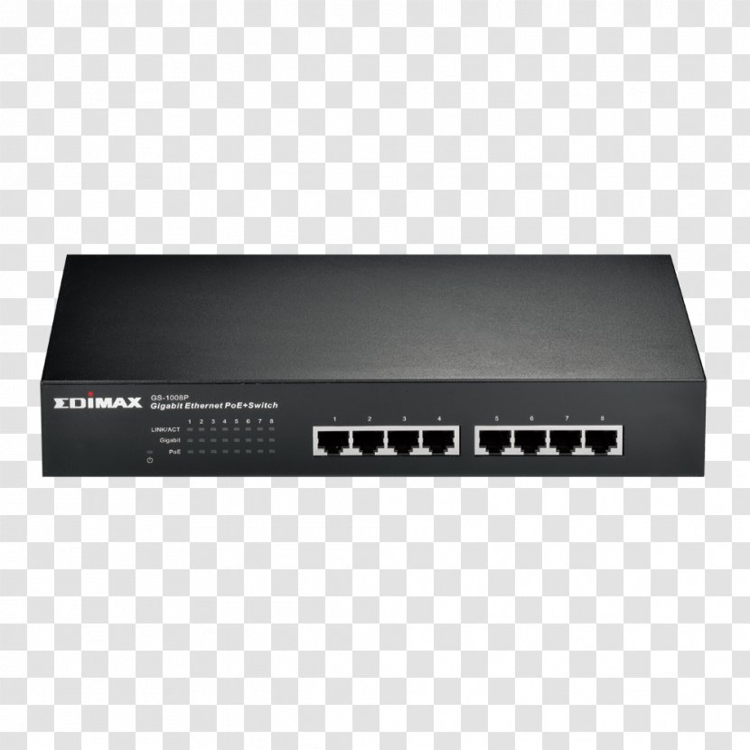 Power Over Ethernet Network Switch Gigabit IEEE 802.3at - Ieee 8023u Transparent PNG