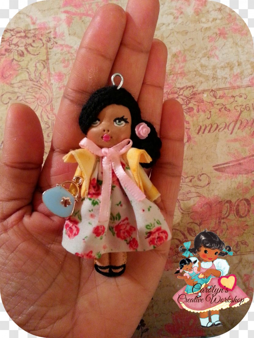 Doll Pink M Figurine Finger Transparent PNG