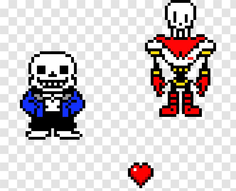 Undertale Pixel Art Sprite - Papyrus Transparent PNG