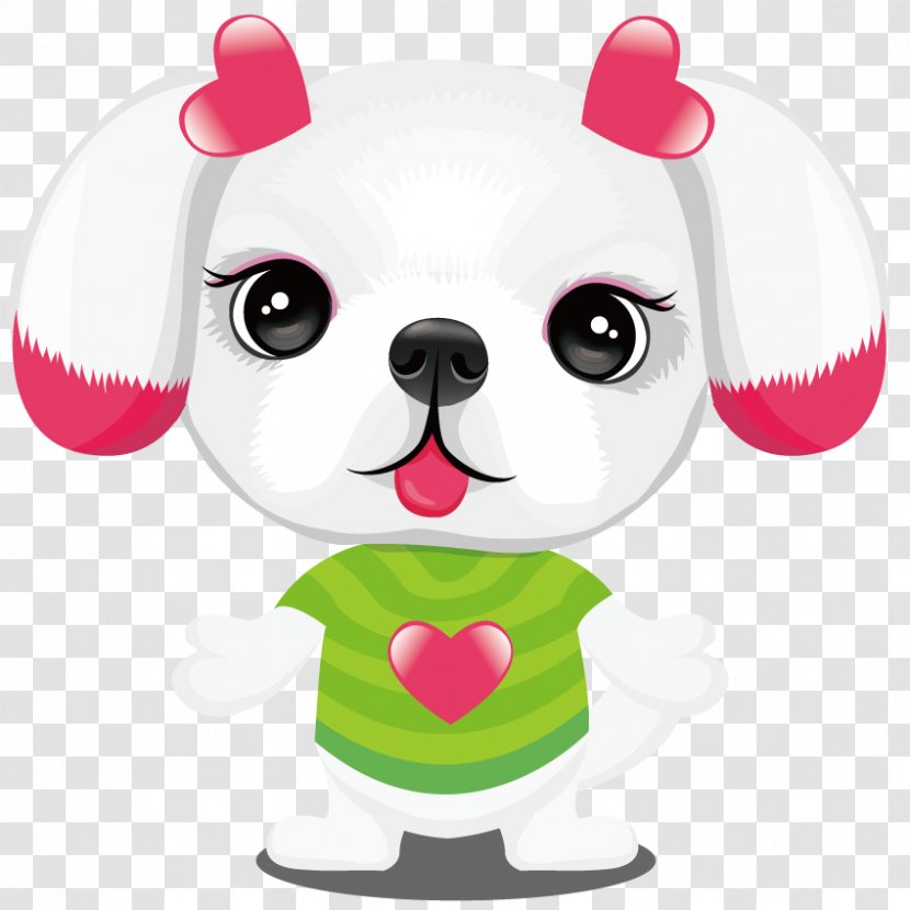 Siberian Husky Pug Jack Russell Terrier Dachshund Puppy - Cartoon - Vector Cute Dog Transparent PNG