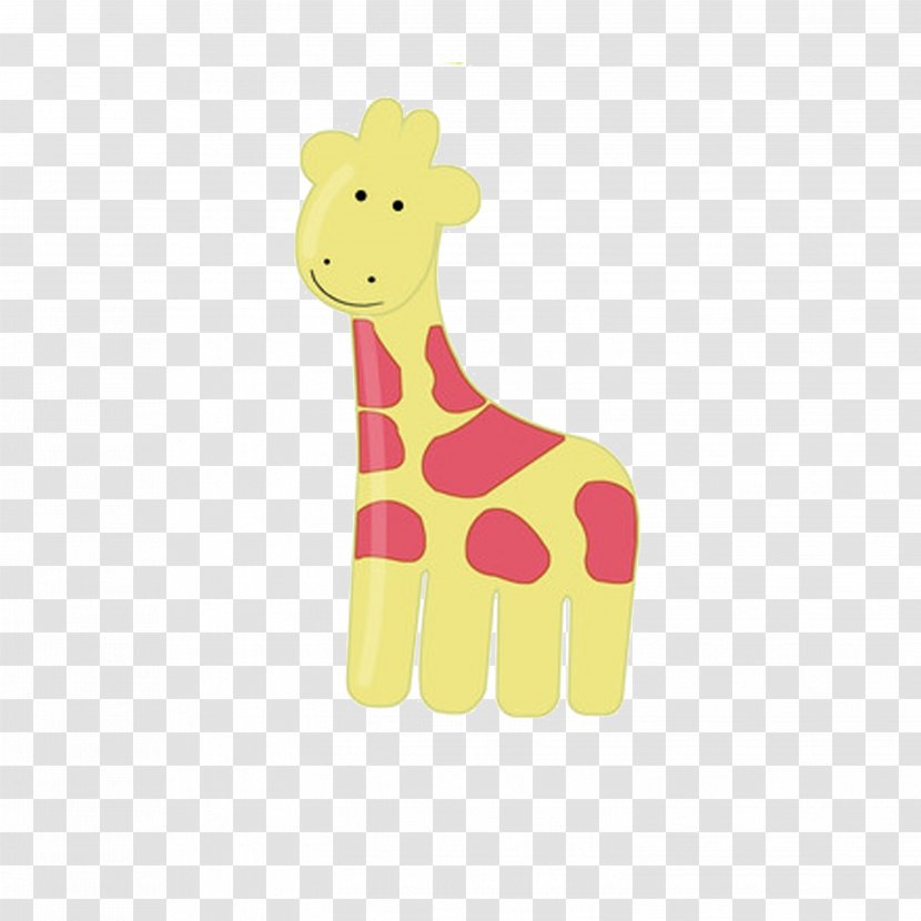 Northern Giraffe Cartoon Clip Art - Mammal Transparent PNG