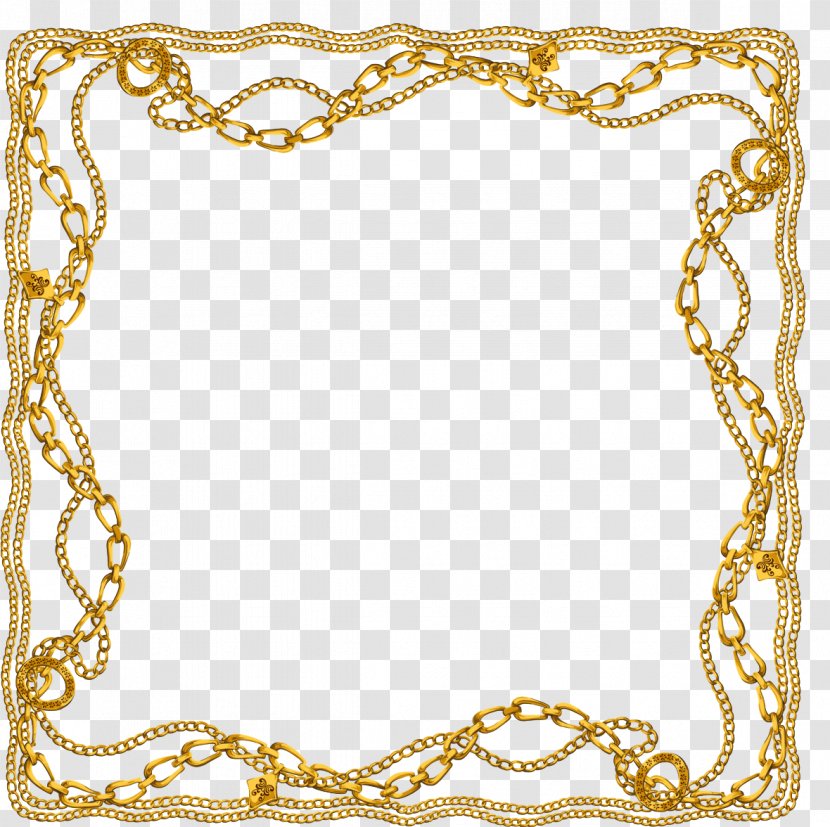 Picture Frame Chain - Area - Border Chains Transparent PNG