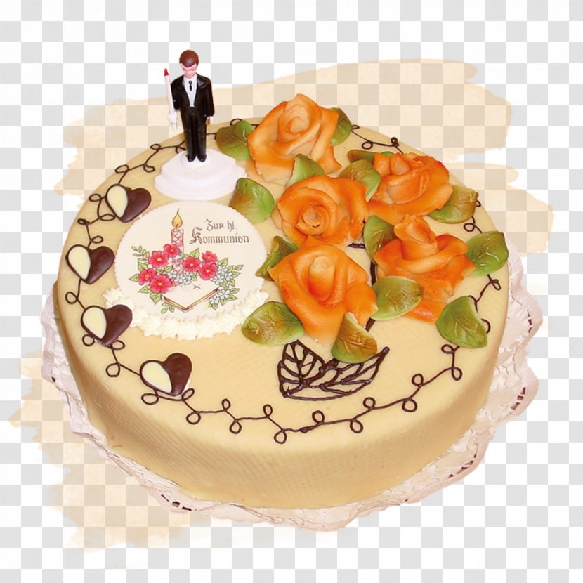 Birthday Cake Torte Fruitcake Sugar Cream Pie - Dish - Chocolate Transparent PNG