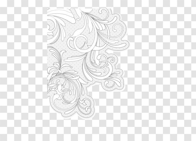 Black And White Pattern - Wallpaper - Vector Retro Background Transparent PNG