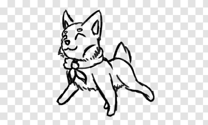 Cat Dog Mammal Red Fox Carnivora - Drawing - Cartoon Sushi Transparent PNG