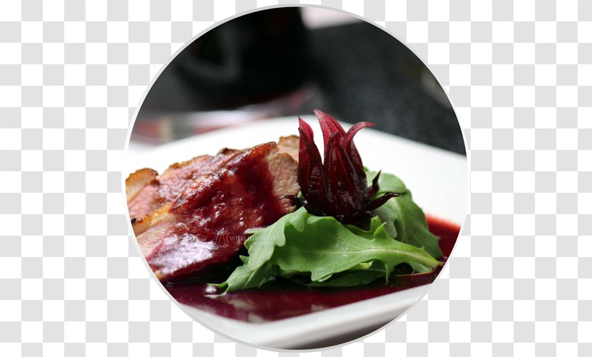 Beef Tenderloin Hibiscus Food Carpaccio Game Meat - Garnish - Flower Transparent PNG
