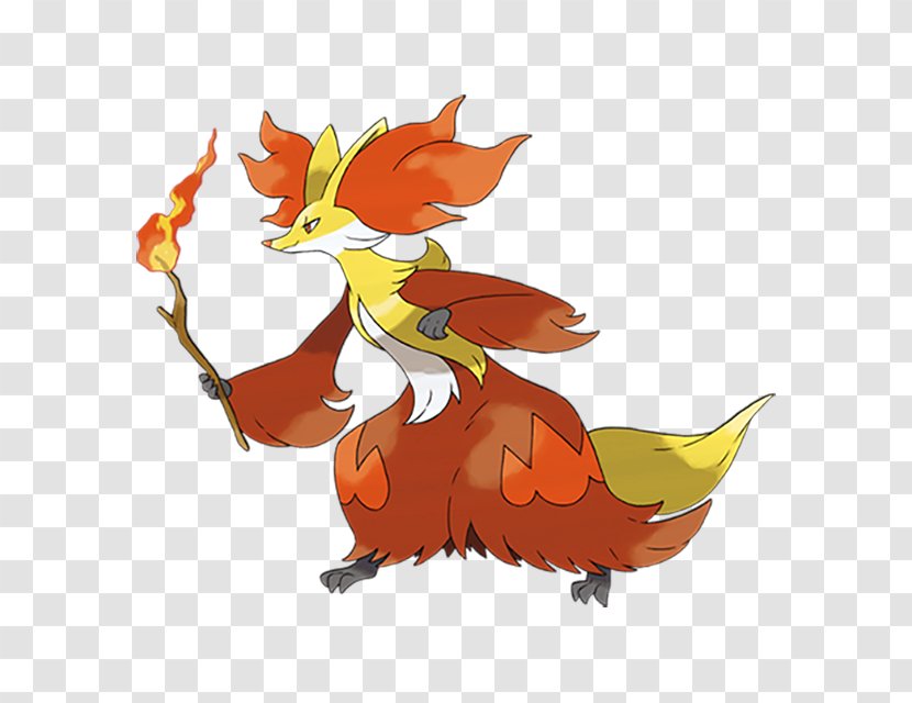 Pokémon X And Y Delphox Ultra Sun Moon Dash - Braixen Transparent PNG