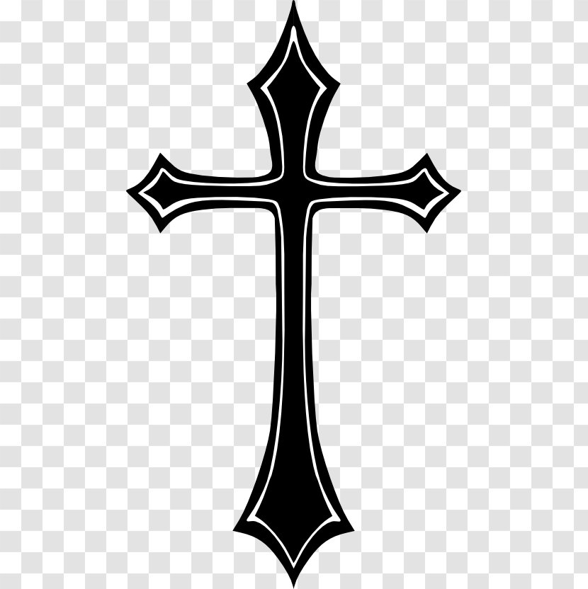 Clip Art Tattoo Celtic Cross Christian - Gotic Transparent PNG