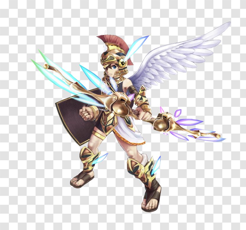 Kid Icarus: Uprising Super Smash Bros. Brawl For Nintendo 3DS And Wii U Of Myths Monsters - Video Game - Arthur Ghost Goblins Transparent PNG