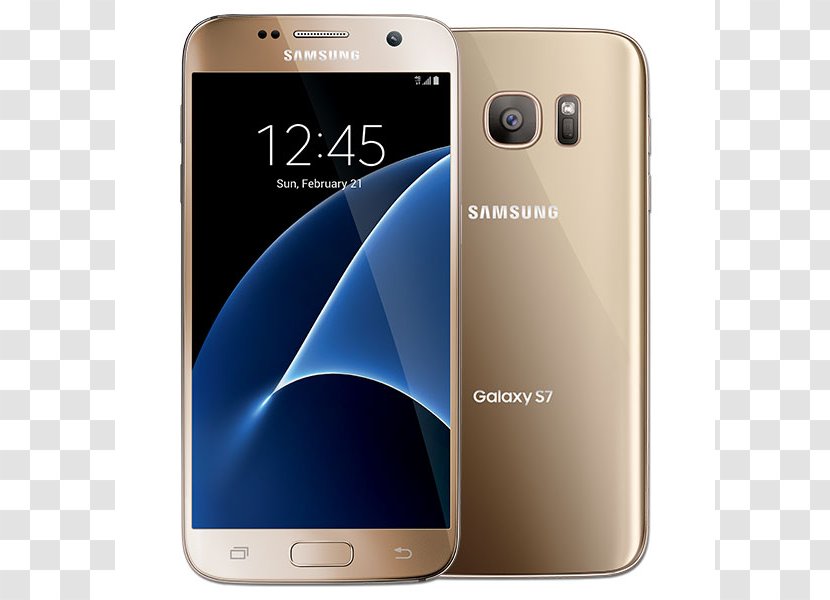 Samsung GALAXY S7 Edge 4G Smartphone - Telephone - Refrigerator Transparent PNG