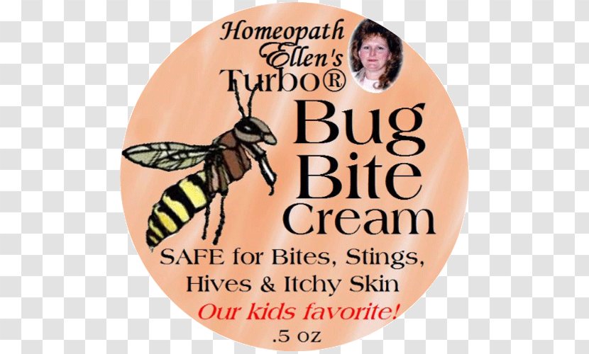 Bee Cream Insect Bites And Stings Cetyl Alcohol Cetostearyl - Wart - Mosquito Bite Transparent PNG