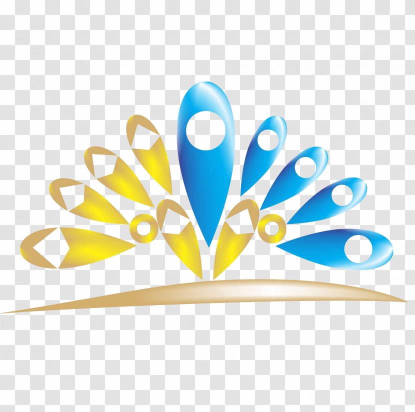 Golden Blue Decorations Facebook World Like Button Product - Pollinator - And Gold Banquet Art Transparent PNG