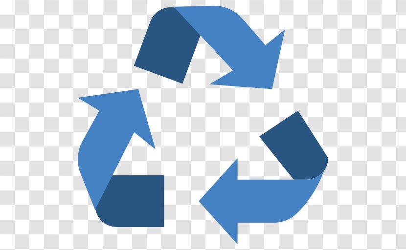 Recycling Symbol Reuse Waste Vector Graphics - Blue Transparent PNG
