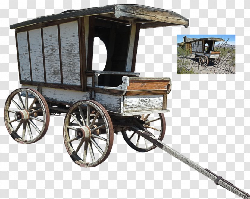 Covered Wagon Car Horse-drawn Vehicle - Horse And Buggy - Carriage Transparent PNG