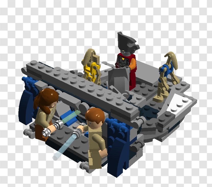 Lego Star Wars Nute Gunray Qui-Gon Jinn Obi-Wan Kenobi - Naboo Transparent PNG