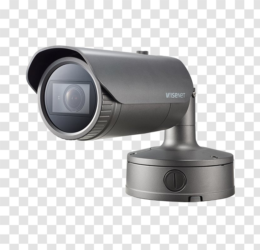 Hanwha Aerospace IP Camera Closed-circuit Television Samsung - Wisenet Dome Ip - High Power Lens Transparent PNG