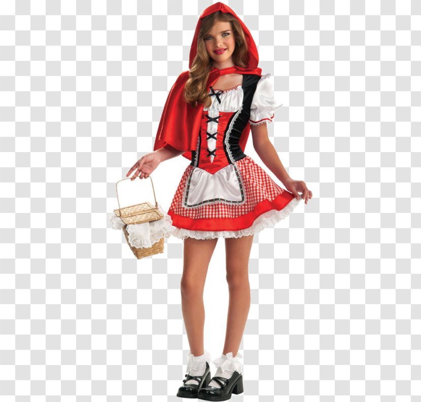 Little Red Riding Hood Halloween Costume Clothing Sizes BuyCostumes.com - Silhouette - Child Transparent PNG