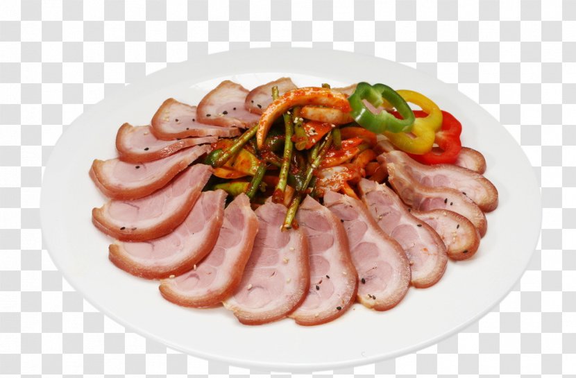 Bratwurst Jokbal Anju Thuringian Sausage Korean Cuisine - Ham - Trotters Salad Transparent PNG
