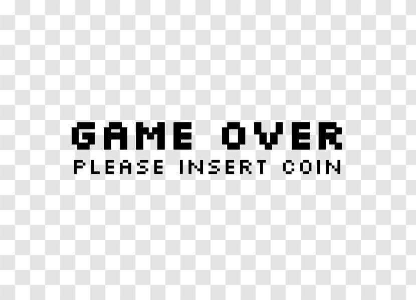Logo Game Over Insert Coin Brand Product Design - Wedding Transparent PNG