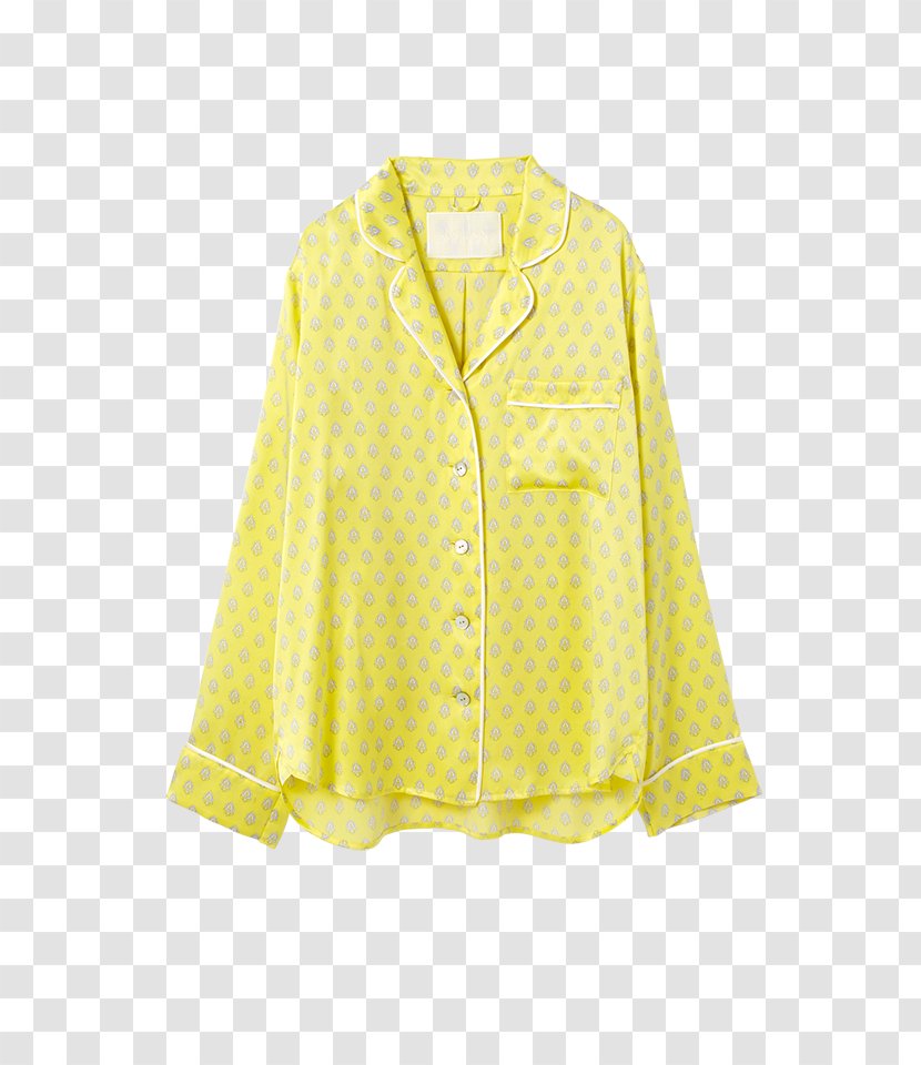 Outerwear Sleeve Jacket Button Blouse - Silk Transparent PNG