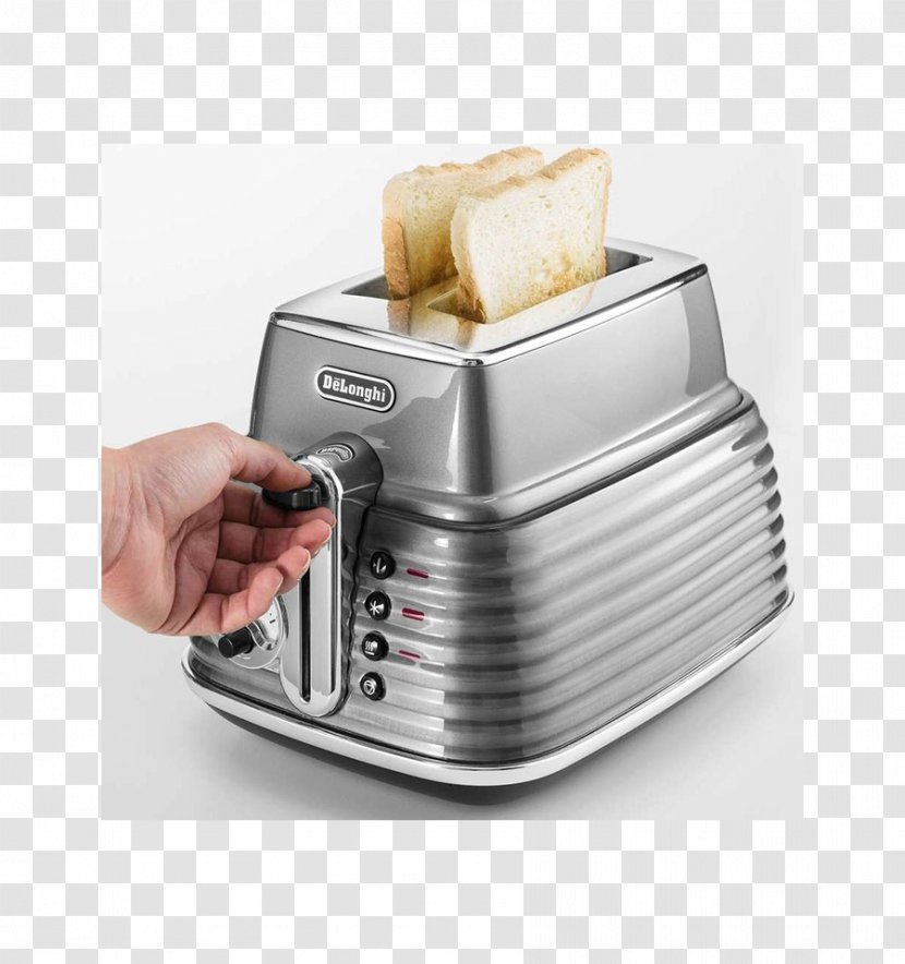 De'Longhi CTZ4003 Scultura 4 Slice Toaster Food Processor Home Appliance Transparent PNG