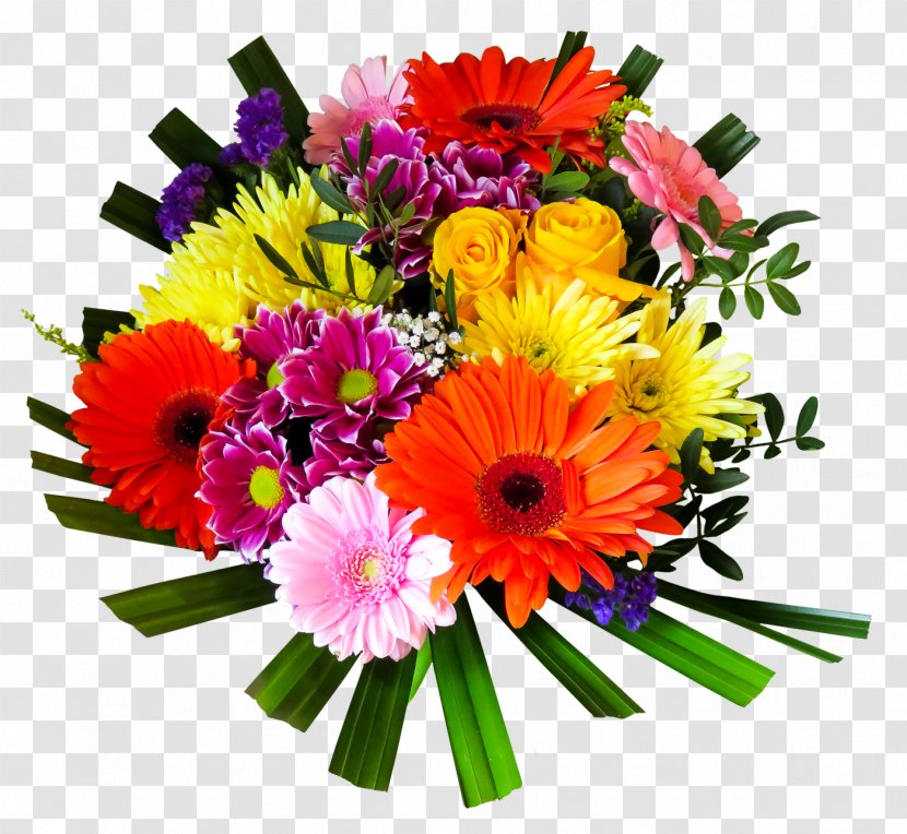 Wish New Year Flower Bouquet - Flowering Plant Transparent PNG