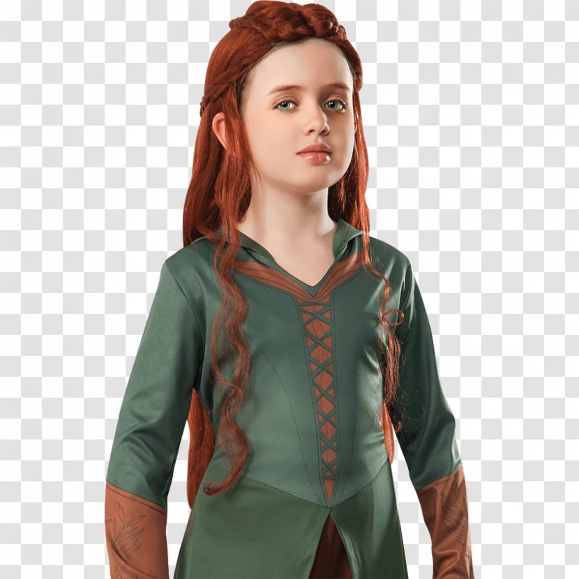 Tauriel The Desolation Of Smaug Galadriel Costume Hobbit - Sleeve - Neck Transparent PNG