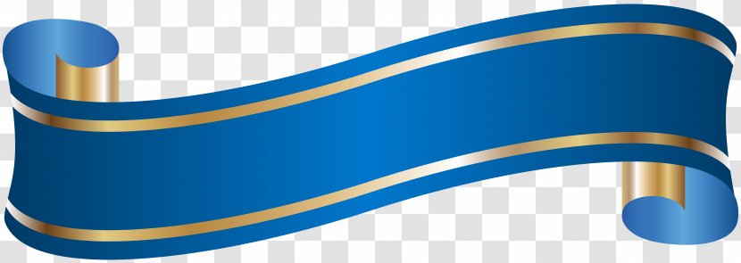 Banner Clip Art - Ribbon - Blue Transparent PNG