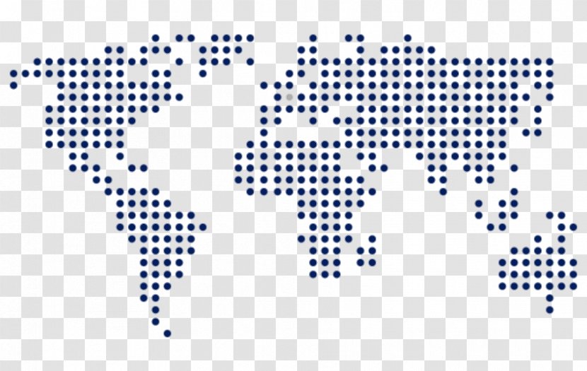 World Map Dot Distribution Vector Transparent PNG