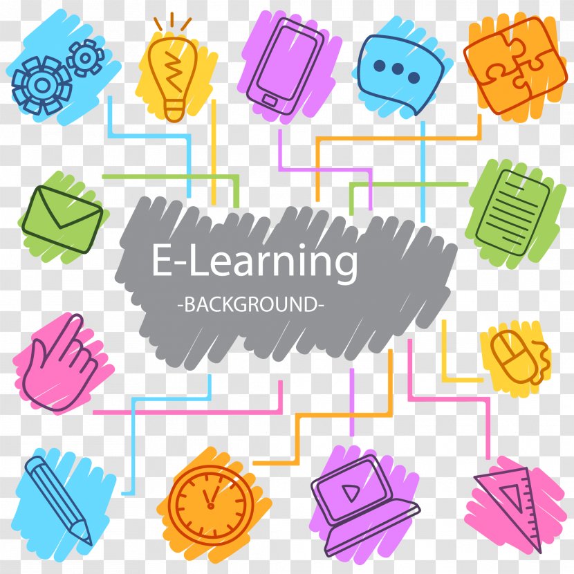 Digital Learning Data Icon - Lesson - Vector Background Transparent PNG