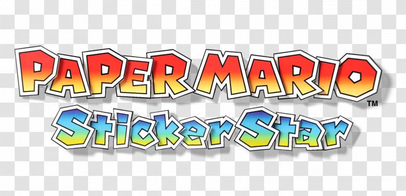 Paper Mario: Sticker Star Super Mario Wii - Party Transparent PNG