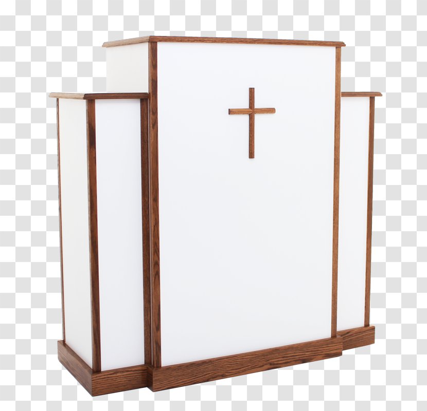 Pulpit Furniture Church Lectern Wood Transparent PNG
