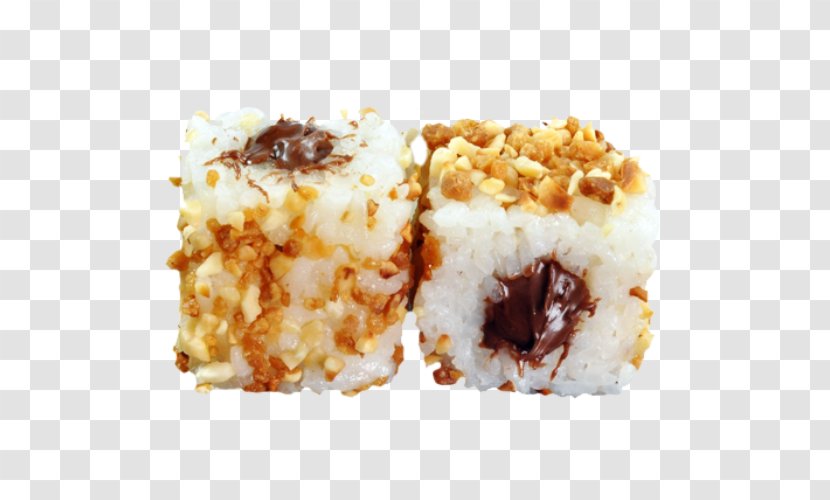 SUSHI STORY Japanese Cuisine Chocolate Brownie Makizushi - Tart - Sushi Transparent PNG
