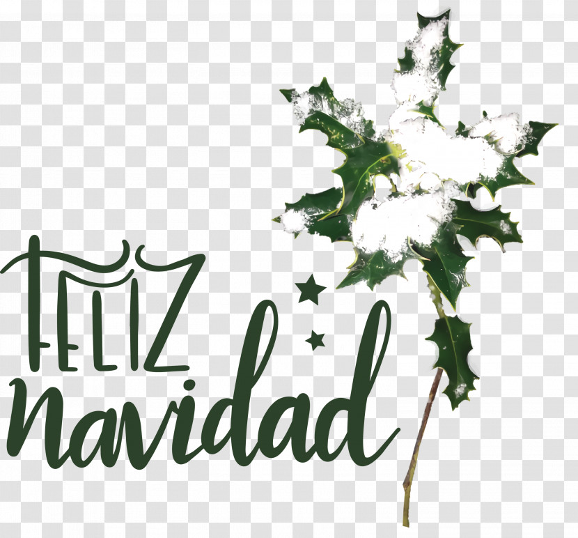 Feliz Navidad Merry Christmas Transparent PNG