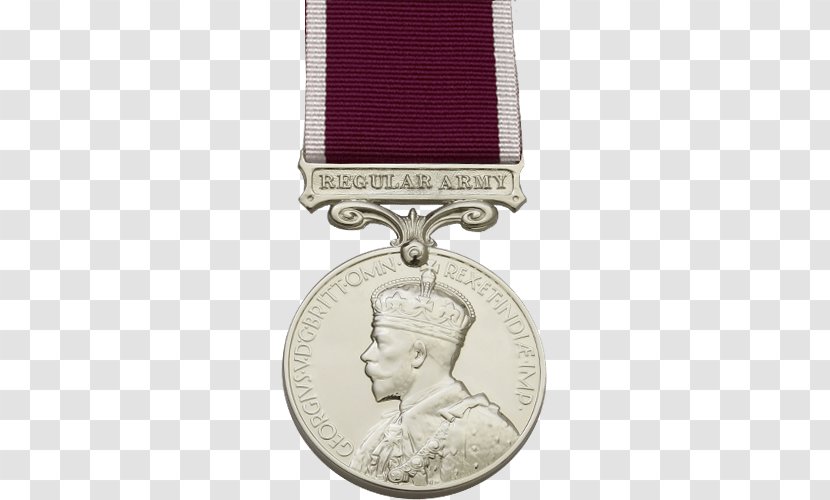 Medal For Long Service And Good Conduct (Military) Award Bigbury Mint Ltd - Silver Transparent PNG