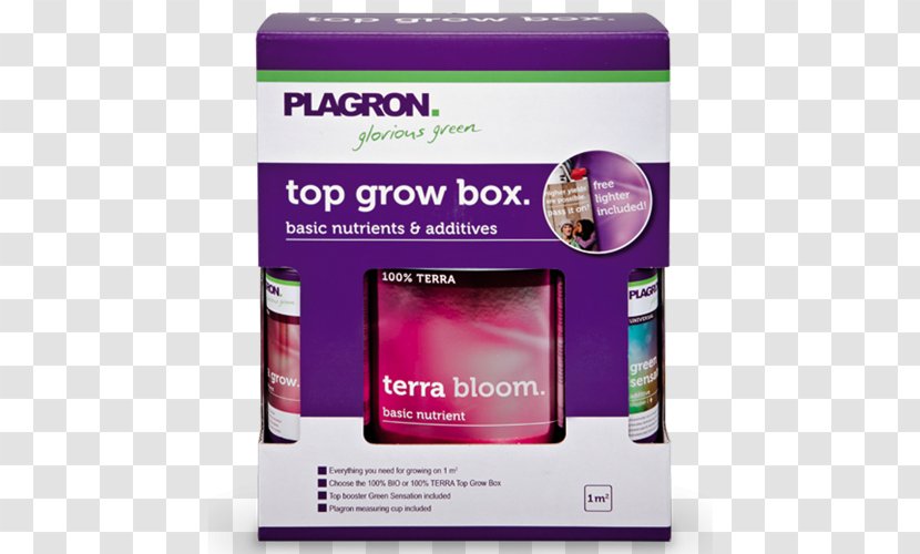 Fertilizer Kit Plagron Top Grow Box Start Natural Fertilisers Alga Bloom - Green Sensation - Plans Transparent PNG