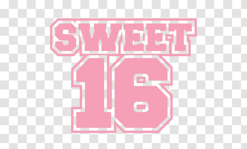 Sweet Sixteen Birthday Logo Brand T-shirt - Shirt - 16 Transparent PNG