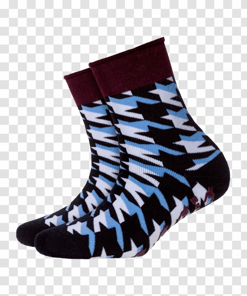 Shoe SOCK'M - Herringbone Pattern Transparent PNG