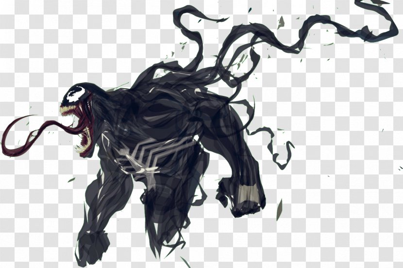 Venom Miles Morales Eddie Brock - Organism - Fictional Character Transparent PNG
