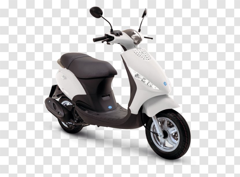Piaggio Zip Scooter Vespa Motorcycle - Moped Transparent PNG