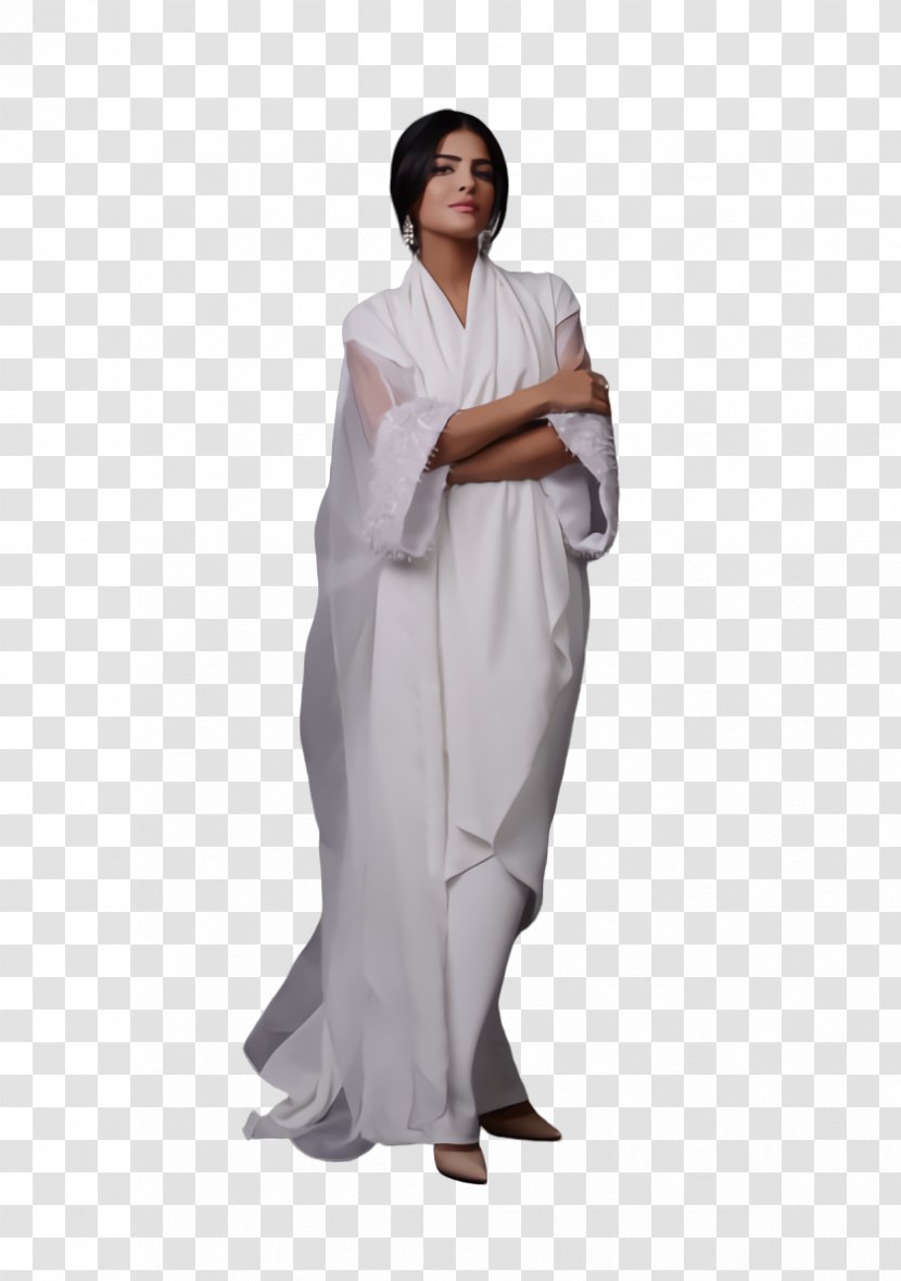 Robe Costume - White - Sleeve Transparent PNG